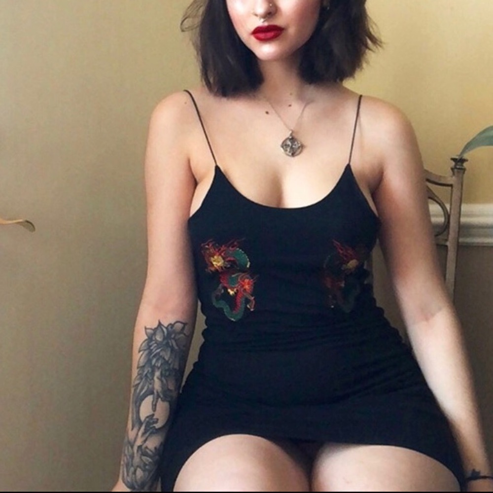 Dragon embroidery Dress